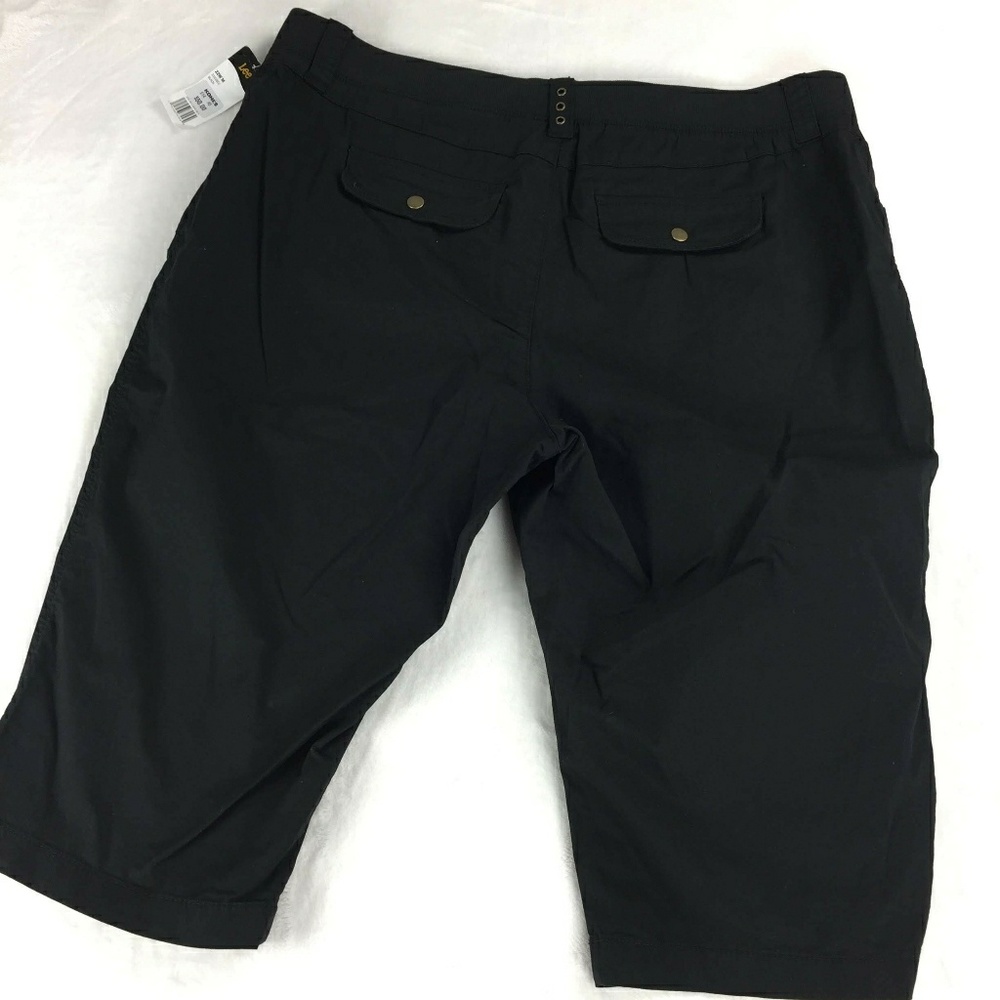 Lee black skimmers relaxed fit 22w shorts pants - Picture 2 of 6